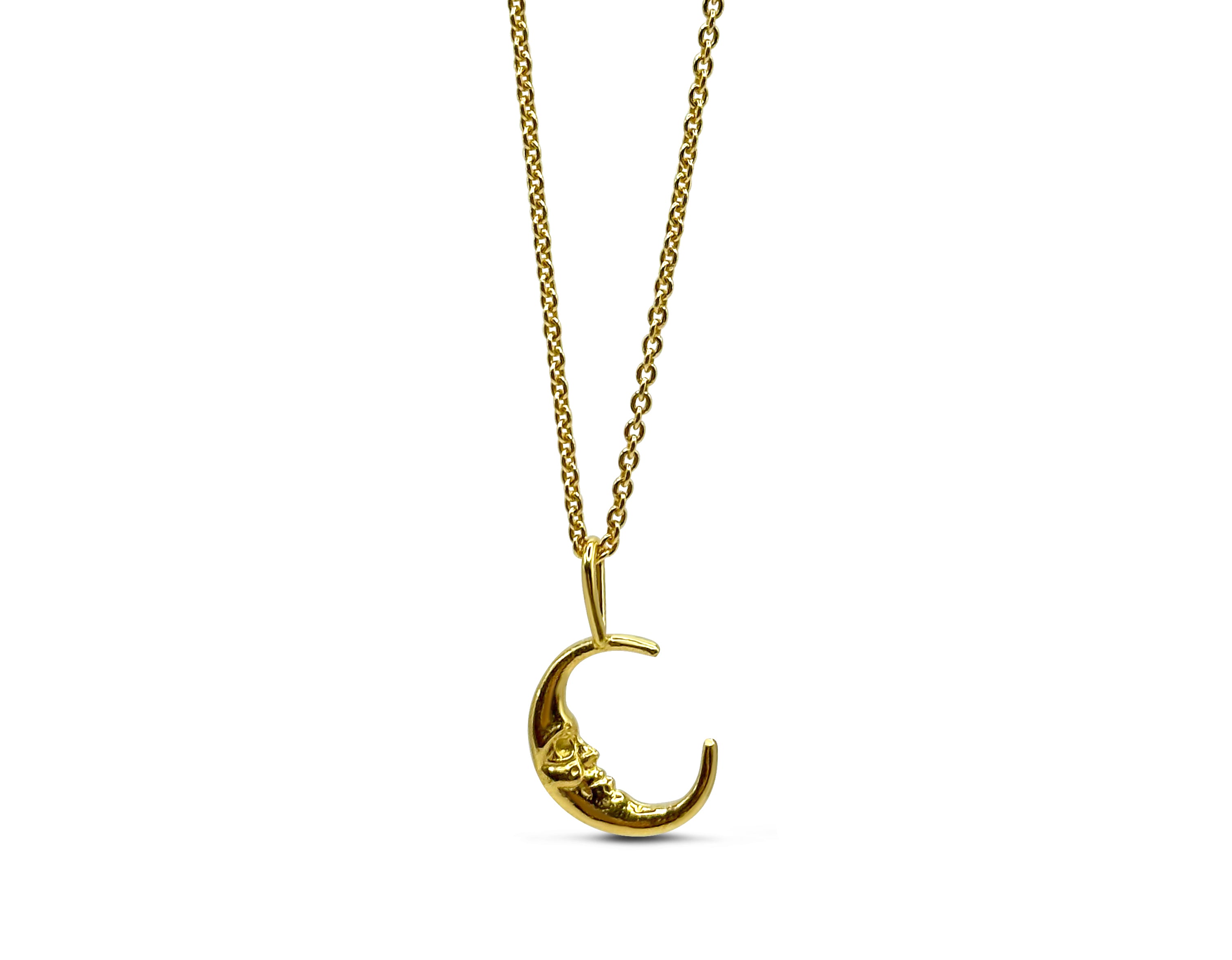Máni mini Necklace w. 18K goldplating