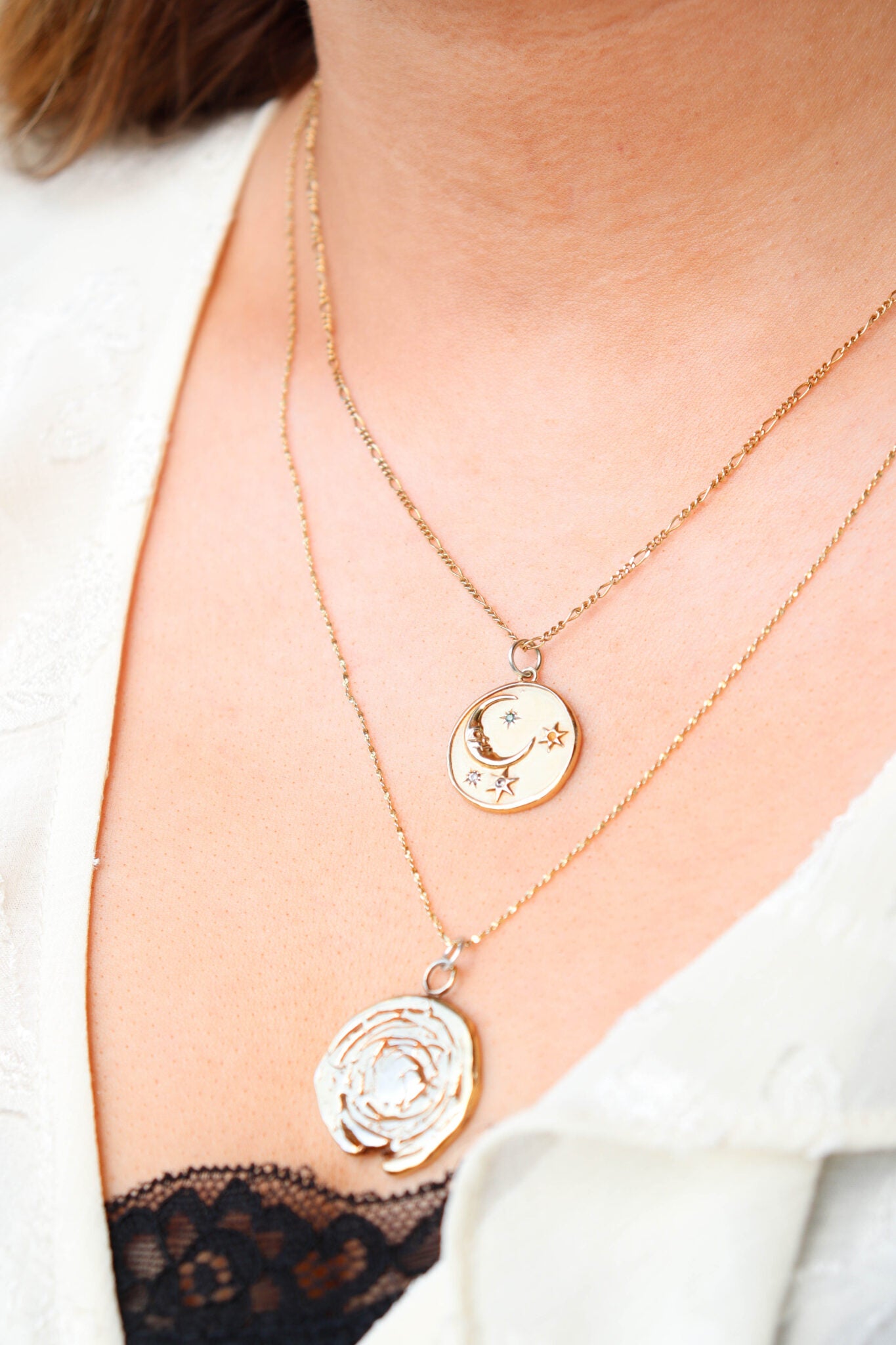 Máni Necklace with figarochain