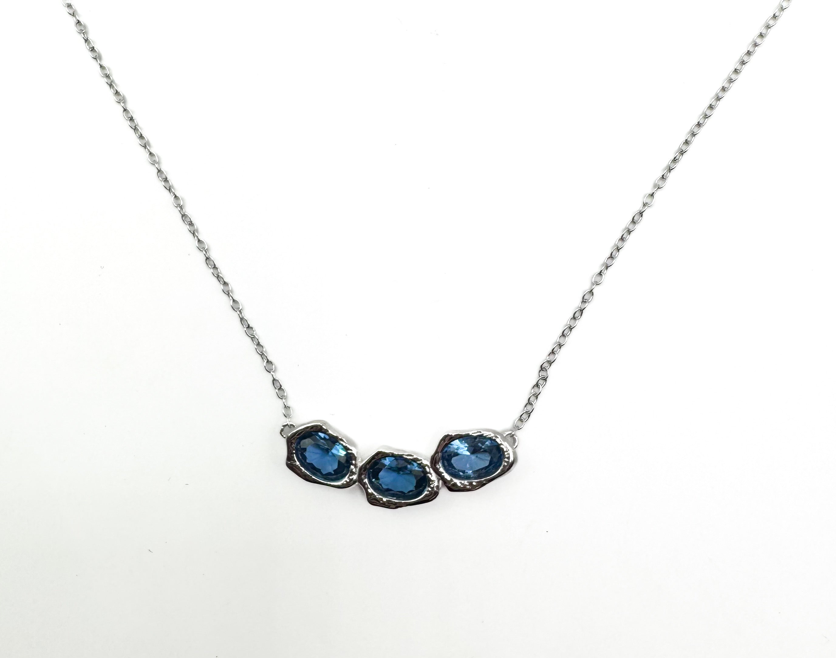 Lava Glacier Necklace - Blue