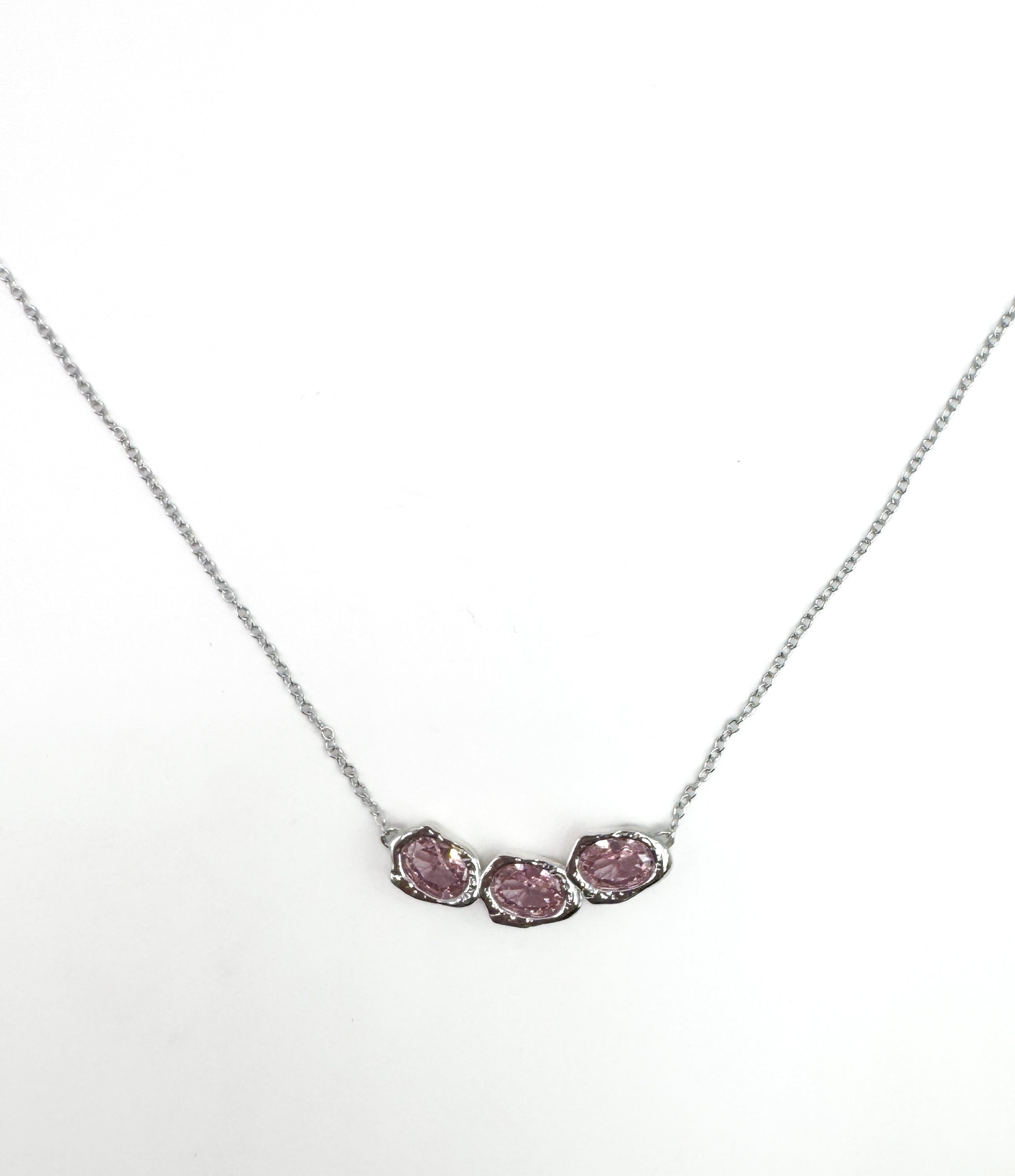 Lava Glacier Necklace - Pink