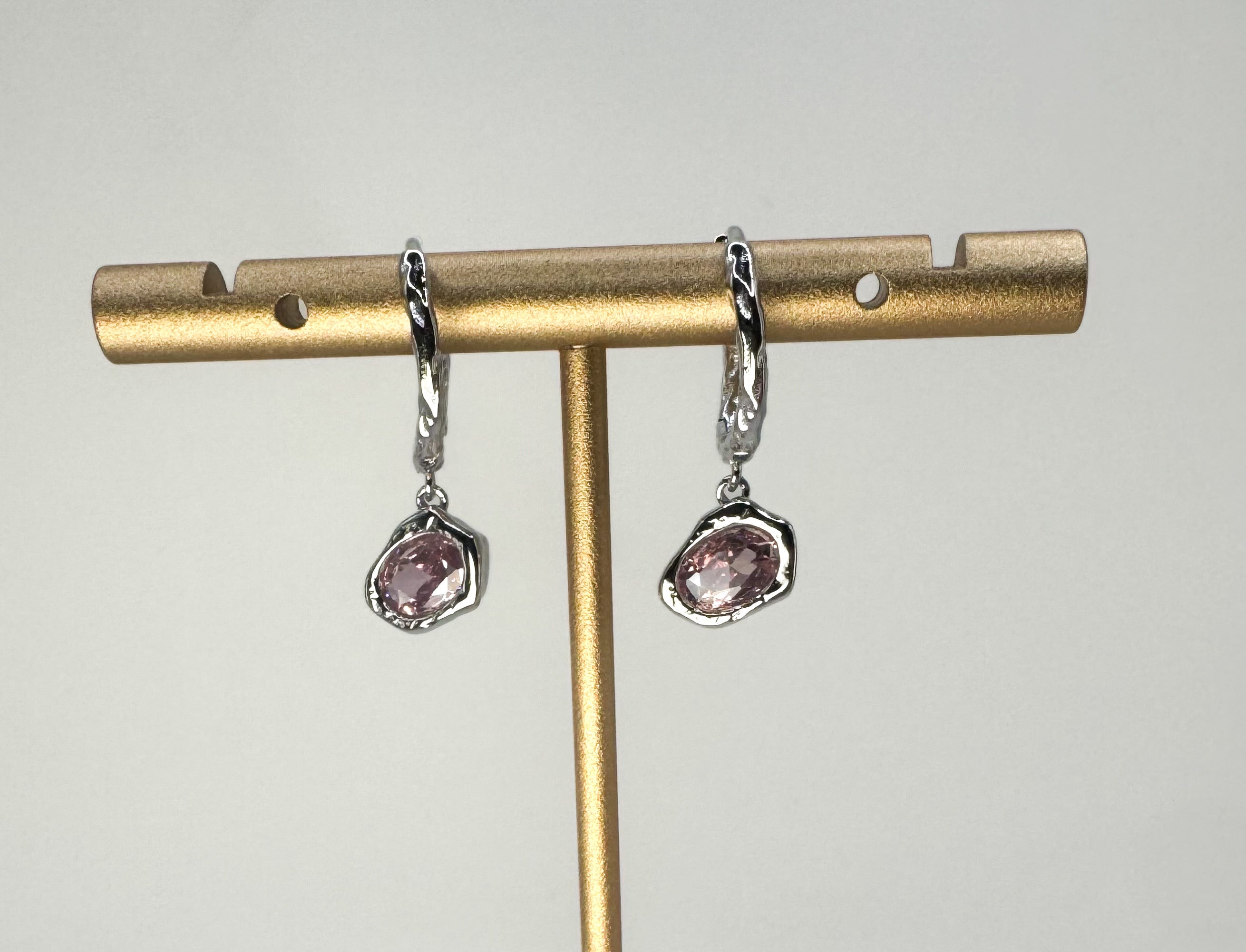 Lava Glacier Earrings- Pink