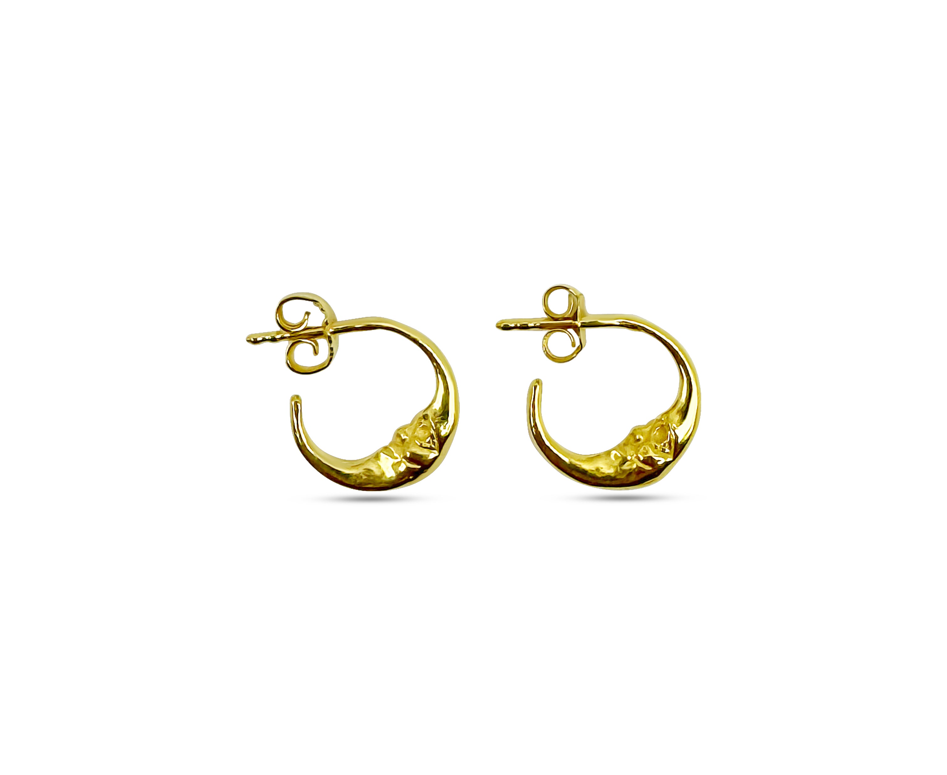 Máni mini huggies w. 18K goldplating